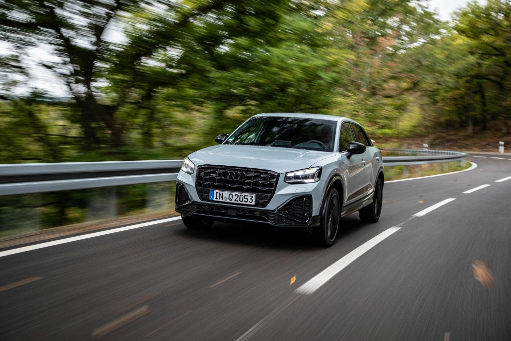 Audi Q2 podczas jazdy