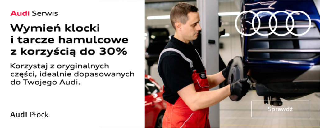 Promocja wymiana tarcz i klocków hamulcowych
